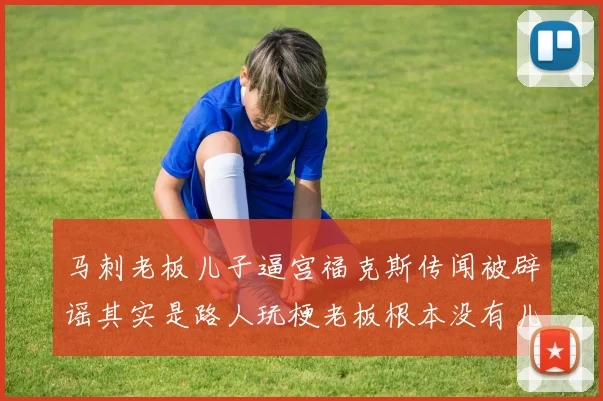 马刺老板儿子逼宫福克斯传闻被辟谣其实是路人玩梗老板根本没有儿子